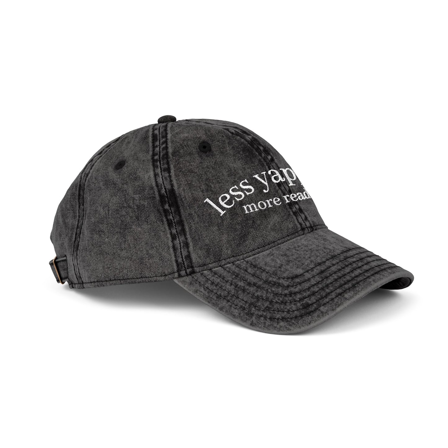 Less Yapping, More Reading - Vintage Cap