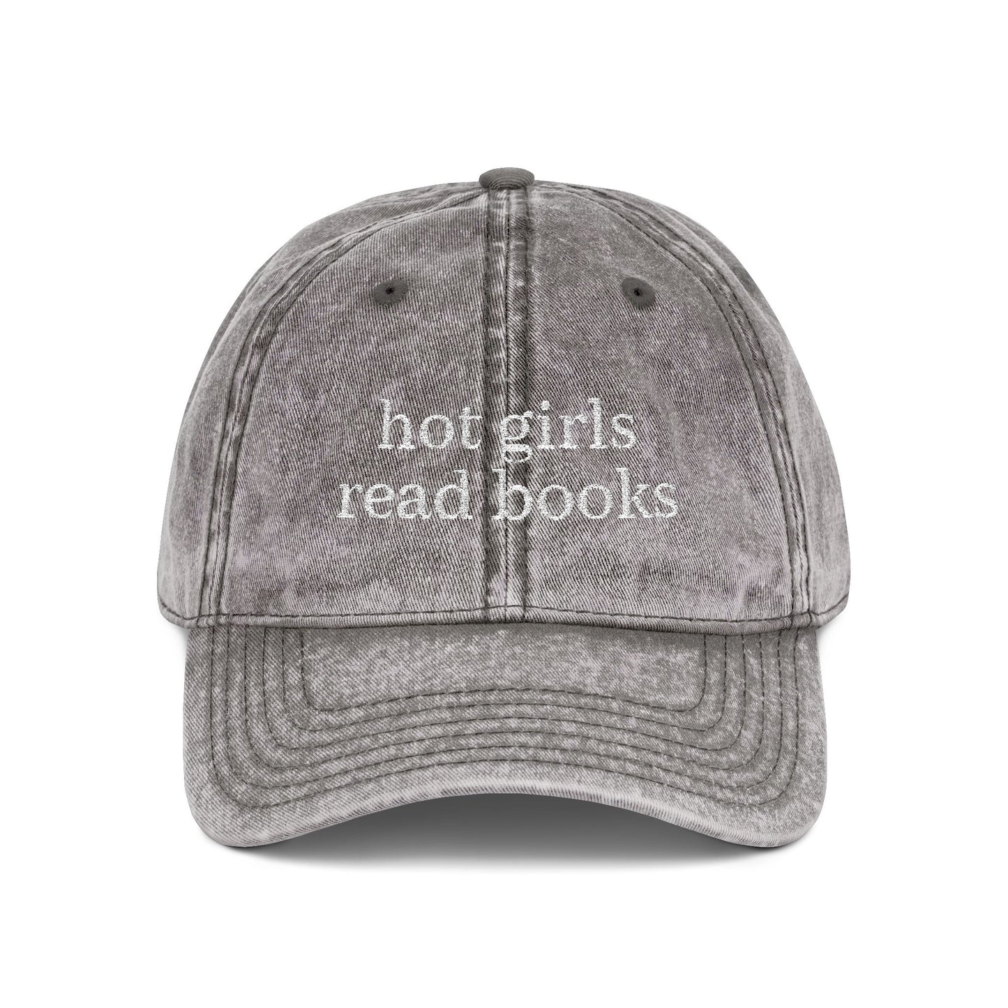 Vintage Embroidered Cap - Hot Girls Read Books