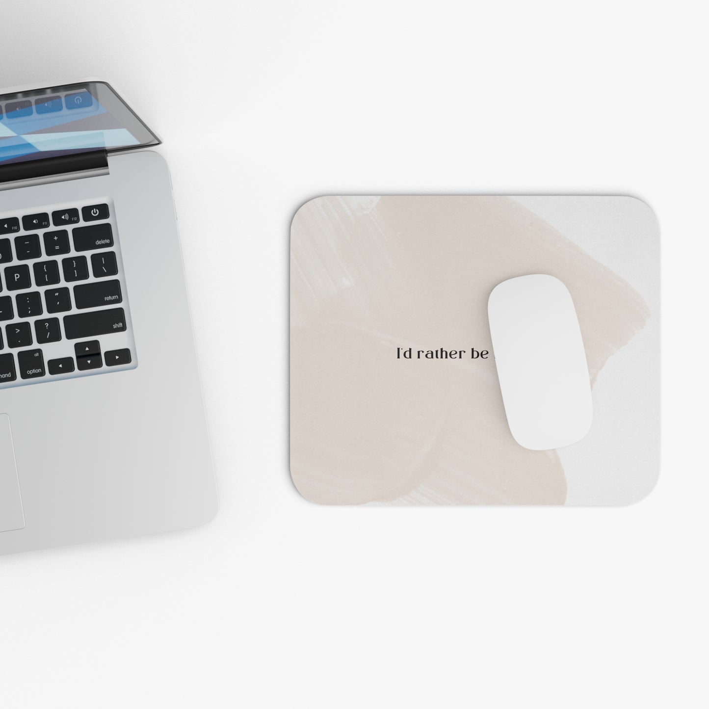 "I'd Rather Be Reading" Mouse Pad