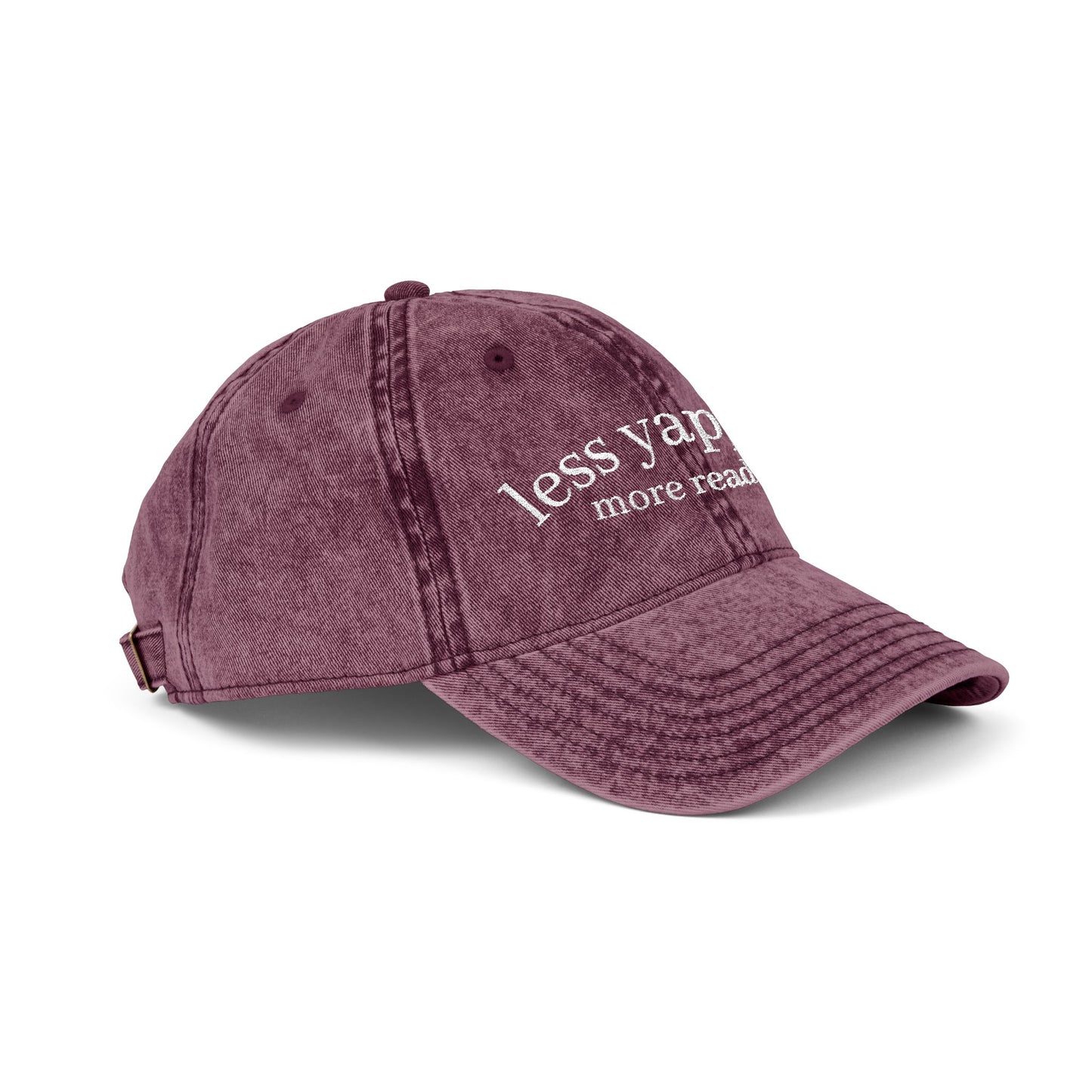 Less Yapping, More Reading - Vintage Cap