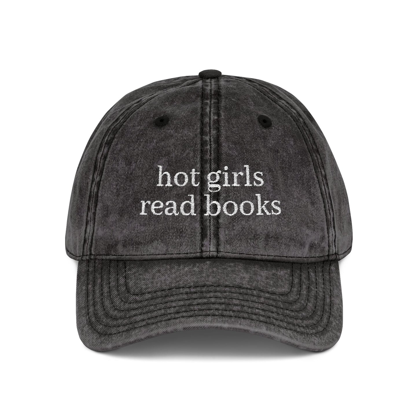 Vintage Embroidered Cap - Hot Girls Read Books