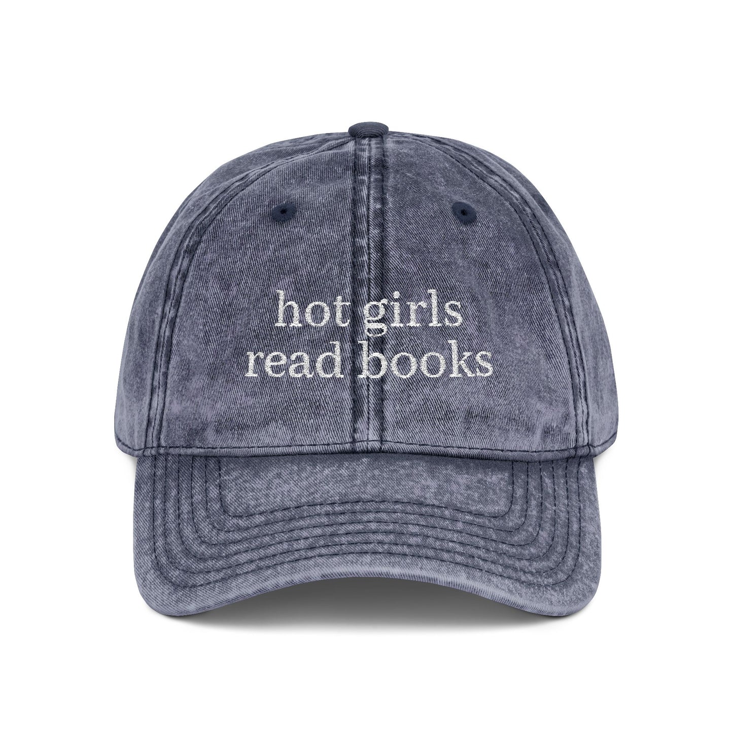 Vintage Embroidered Cap - Hot Girls Read Books