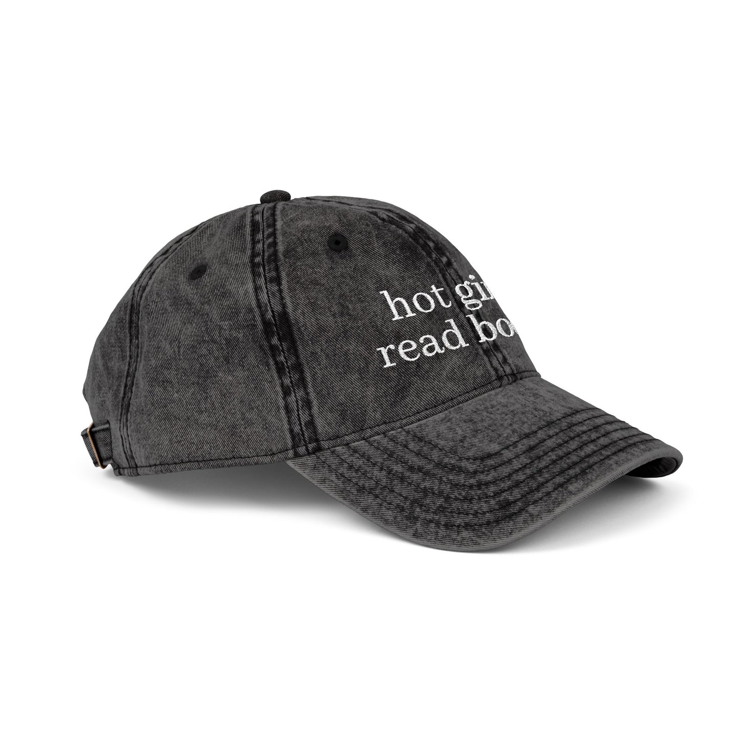 Vintage Embroidered Cap - Hot Girls Read Books
