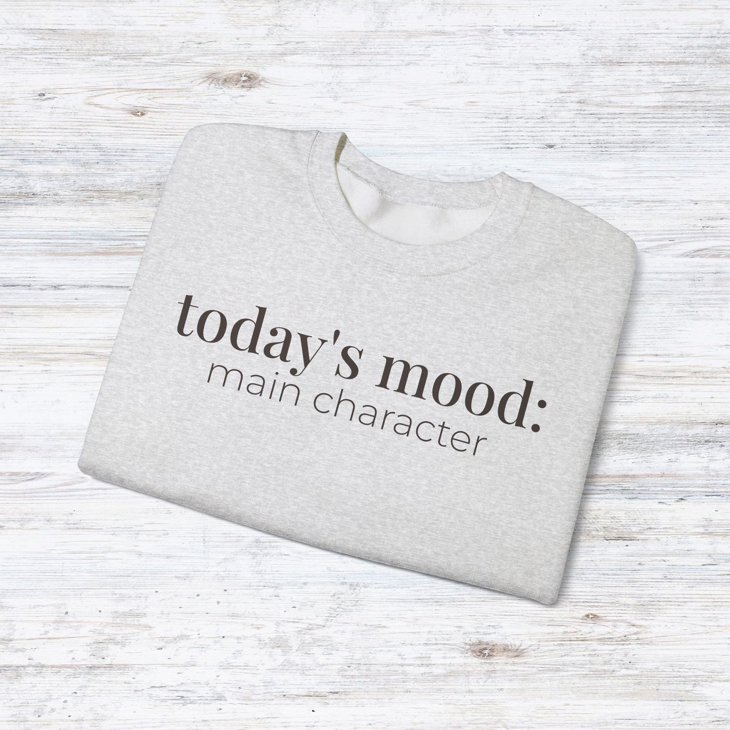 today’s mood: main character | reader aesthetic crewneck