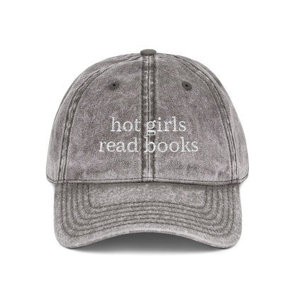 Vintage Embroidered Cap - Hot Girls Read Books