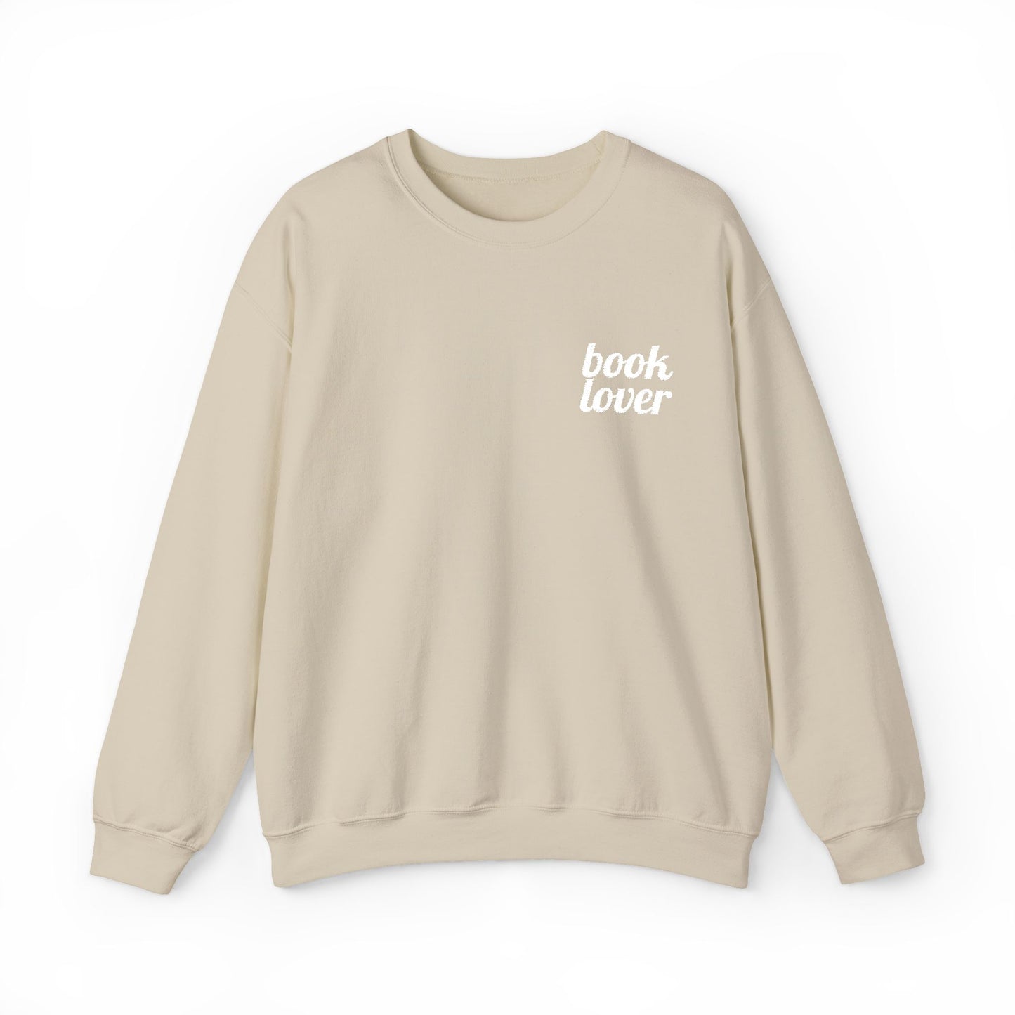 Book Lover Embroidered Sweatshirt | White Threads