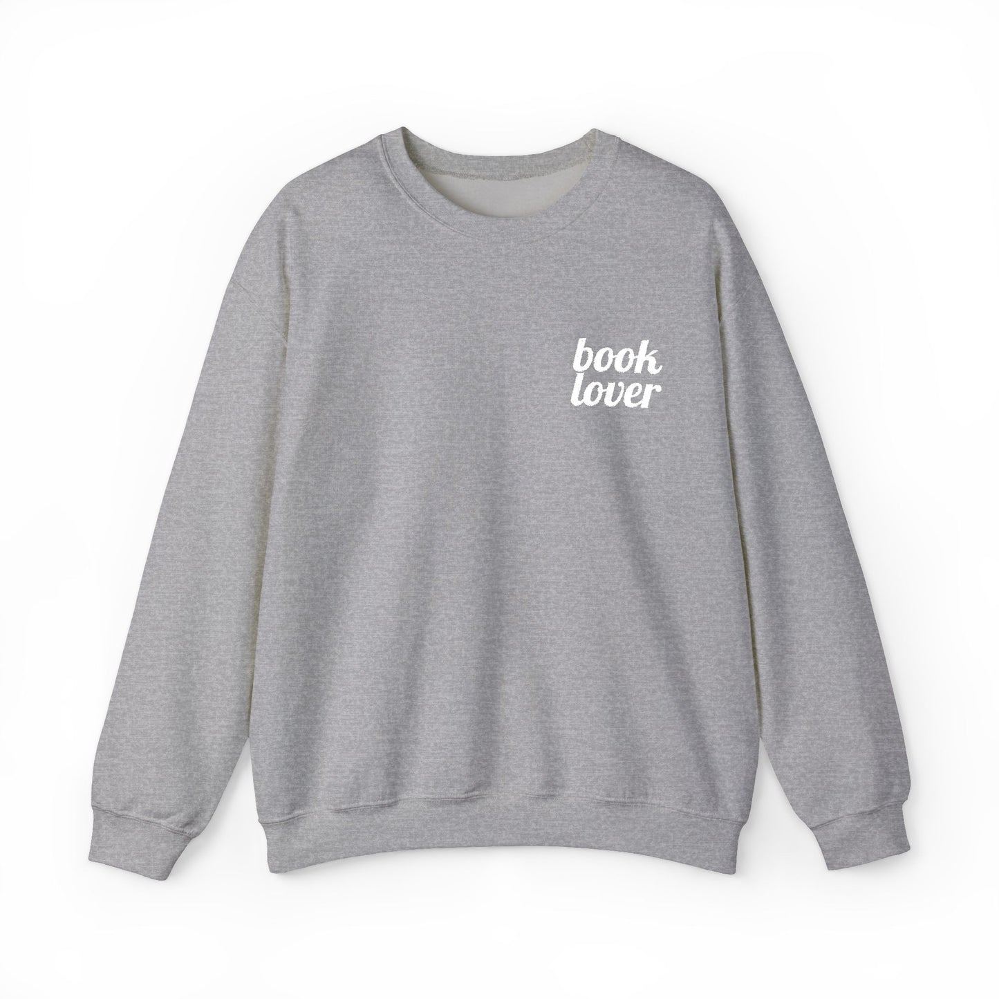 Book Lover Embroidered Sweatshirt | White Threads