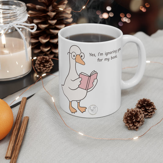 Yes I'm Ignoring You For My Book Mug - Must Have For Readers