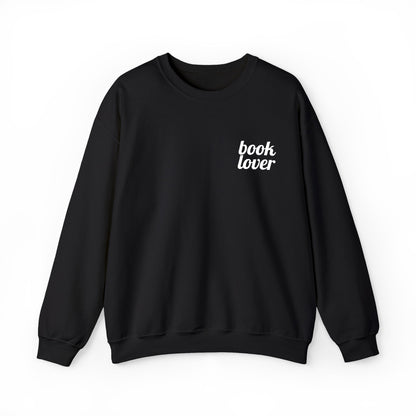 Book Lover Embroidered Sweatshirt | White Threads