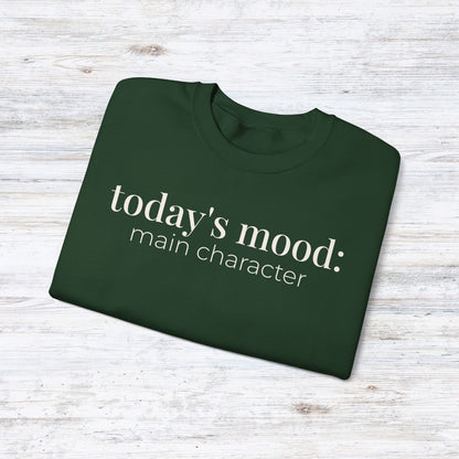 today’s mood: main character | reader aesthetic crewneck
