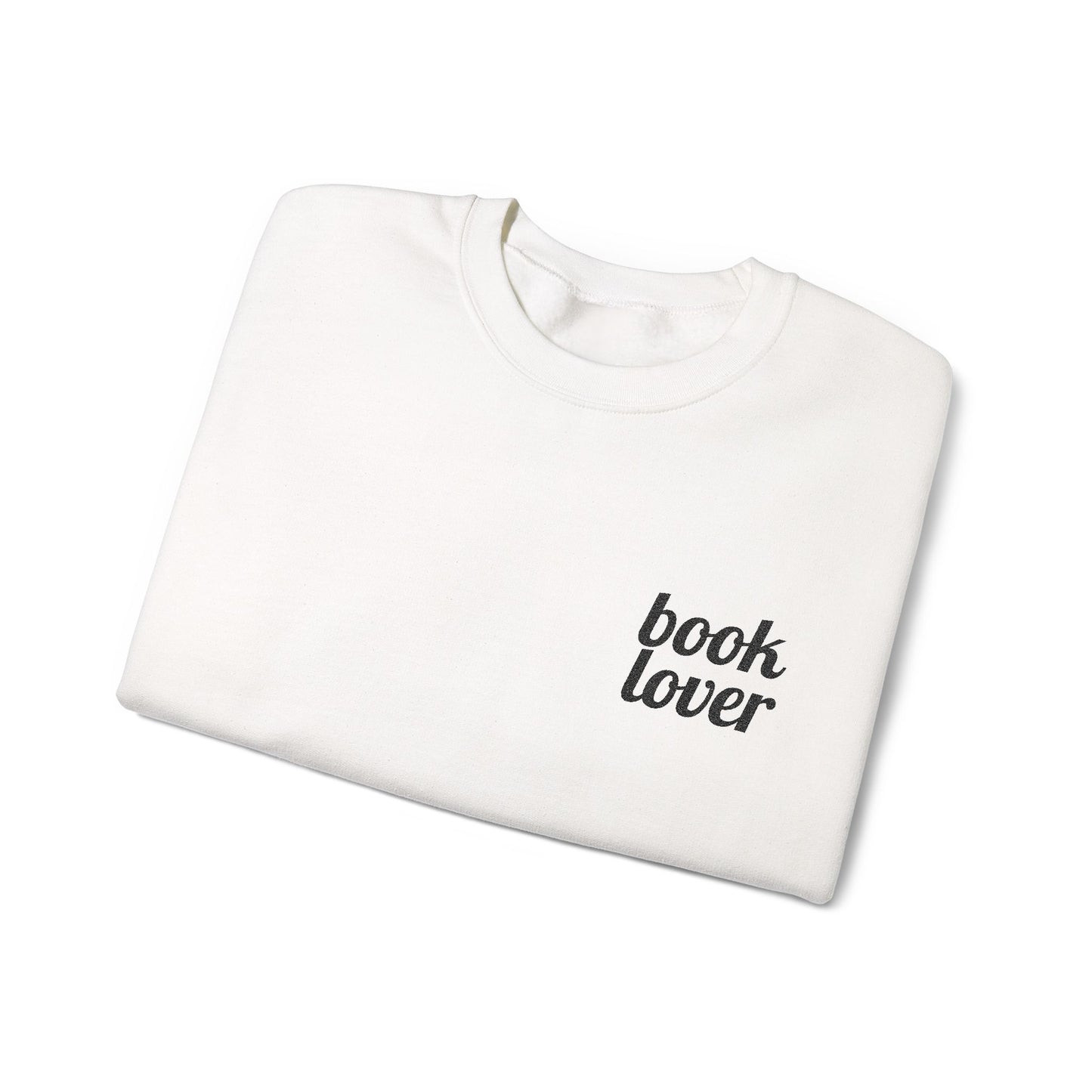 Book Lover Embroidered Sweatshirt | Black Threads