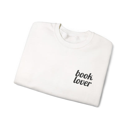 Book Lover Embroidered Sweatshirt | Black Threads