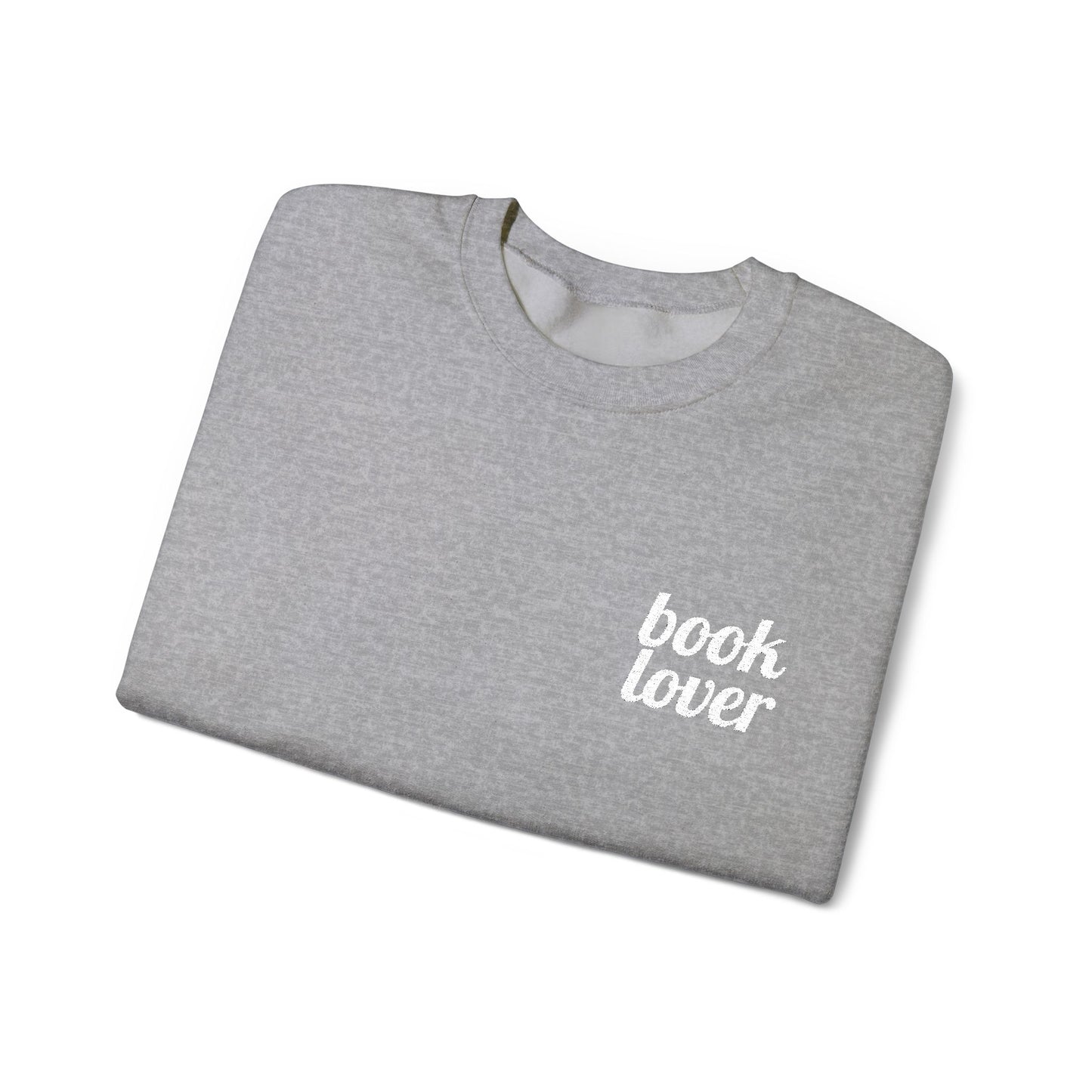 Book Lover Embroidered Sweatshirt | White Threads