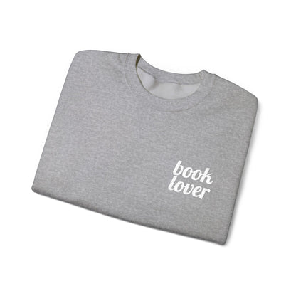 Book Lover Embroidered Sweatshirt | White Threads