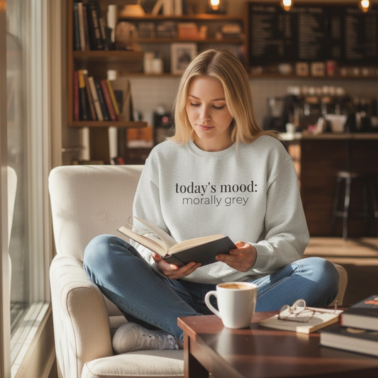 today’s mood: morally grey | reader aesthetic crewneck