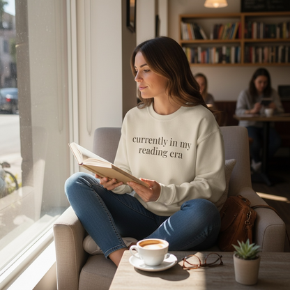 currently in my reading era | reader core crewneck